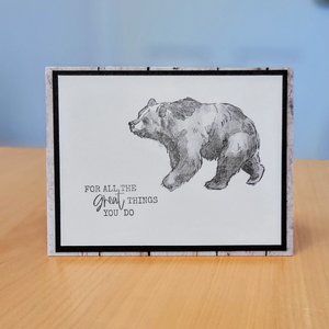 Hand Crafted Party Supplies Card For Him Fathers Day Card Father Of